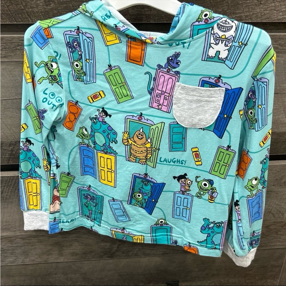 Disney x Little Sleepies Monster Inc. Hooded Top